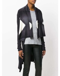 Женский черно-белый открытый кардиган от Pierantoniogaspari