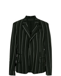 Мужской черно-белый пиджак в вертикальную полоску от Haider Ackermann