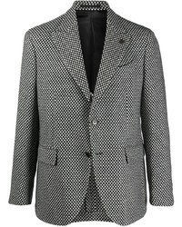 Мужской черно-белый пиджак в горошек от Gabriele Pasini
