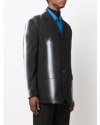 Мужской черно-белый пиджак с принтом от Marni