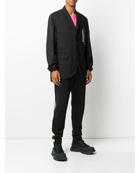 Мужской черно-белый пиджак с принтом от DSQUARED2