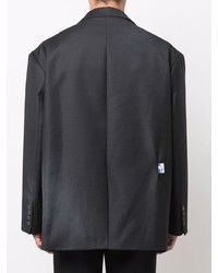 Мужской черно-белый пиджак с принтом от Ader Error