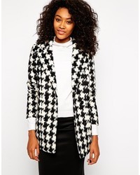 Женский черно-белый пиджак с узором "гусиные лапки" от Vero Moda