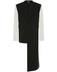 Мужской черно-белый пиджак от Alexander McQueen
