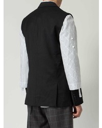 Мужской черно-белый пиджак от Delada