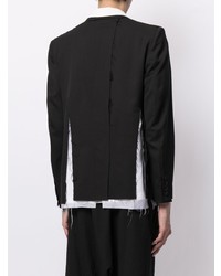 Мужской черно-белый пиджак от Sulvam