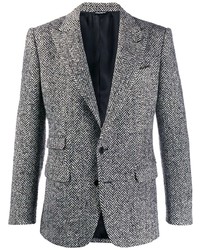 Мужской черно-белый пиджак от Dolce & Gabbana