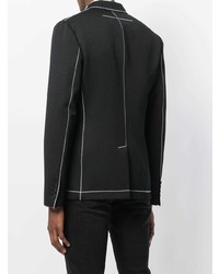 Мужской черно-белый пиджак от Givenchy