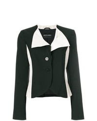 Женский черно-белый пиджак от Giorgio Armani Vintage