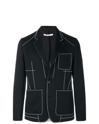 Мужской черно-белый пиджак от Givenchy