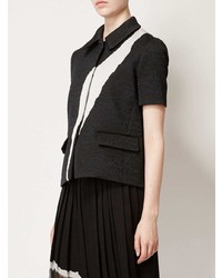 Женский черно-белый пиджак от Maison Margiela