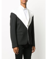 Мужской черно-белый пиджак от Just Cavalli