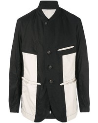 Мужской черно-белый пиджак от Ziggy Chen