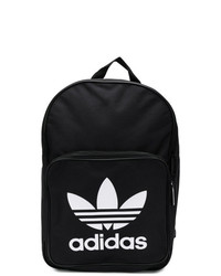 Мужской черно-белый рюкзак с принтом от adidas
