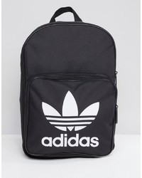 Мужской черно-белый рюкзак с принтом от adidas Originals