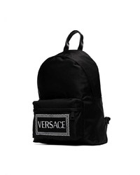 Мужской черно-белый рюкзак с принтом от Versace