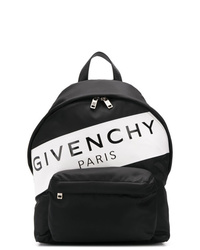 Мужской черно-белый рюкзак с принтом от Givenchy