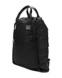 Мужской черно-белый рюкзак с принтом от Dolce & Gabbana