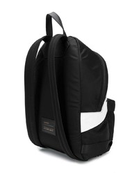 Мужской черно-белый рюкзак с принтом от Givenchy