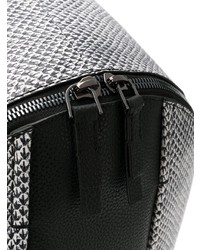 Женский черно-белый рюкзак с принтом от Calvin Klein