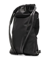 Мужской черно-белый рюкзак с принтом от Philipp Plein