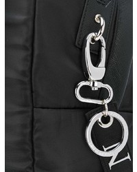 Мужской черно-белый рюкзак с принтом от Philipp Plein