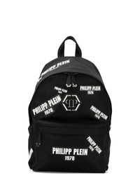 Мужской черно-белый рюкзак от Philipp Plein