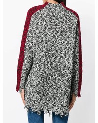 Женский черно-белый свитер с круглым вырезом от Pinko