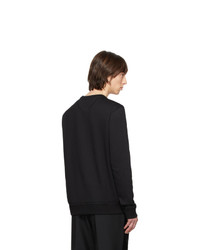 Мужской черно-белый свитшот с принтом от Valentino