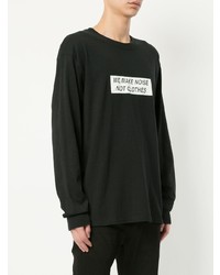 Мужской черно-белый свитшот с принтом от Undercover