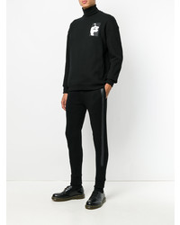 Мужской черно-белый свитшот с принтом от Neil Barrett