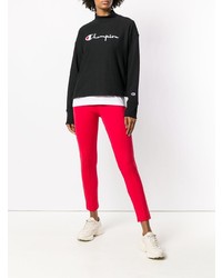 Женский черно-белый свитшот с принтом от Champion