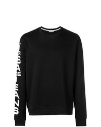 Мужской черно-белый свитшот с принтом от Versace Jeans