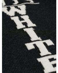 Мужской черно-белый свитшот с принтом от Off-White