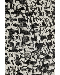 Женский черно-белый твидовый жакет от Giambattista Valli