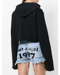 Женский черно-белый худи с принтом от Chiara Ferragni