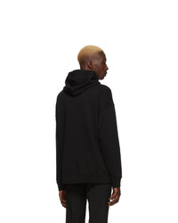 Мужской черно-белый худи с принтом от Givenchy