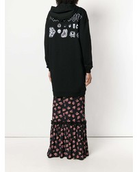 Женский черно-белый худи с принтом от McQ Alexander McQueen