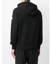 Мужской черно-белый худи с принтом от Versus