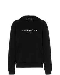 Женский черно-белый худи с принтом от Givenchy