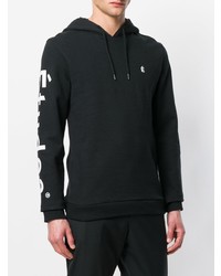 Мужской черно-белый худи с принтом от Études