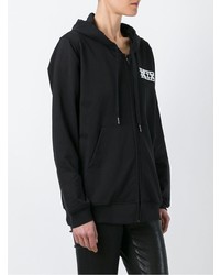 Женский черно-белый худи с принтом от Ktz