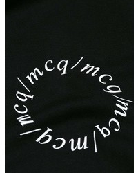 Мужской черно-белый худи с принтом от McQ Alexander McQueen