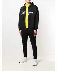 Мужской черно-белый худи с принтом от Les (Art)ists