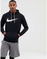 Мужской черно-белый худи с принтом от Nike Training