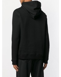 Мужской черно-белый худи с принтом от Valentino