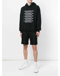 Мужской черно-белый худи с принтом от Misbhv