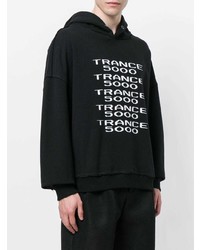 Мужской черно-белый худи с принтом от Misbhv