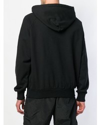 Мужской черно-белый худи с принтом от Warren Lotas