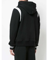 Мужской черно-белый худи с принтом от Amiri